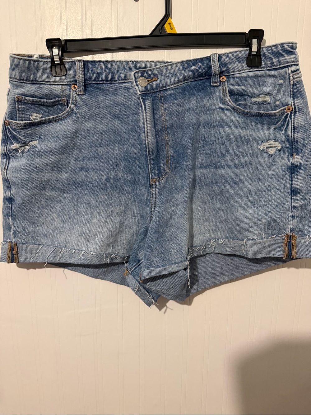 American Eagle Blue Denim Cutoff Shorts - Women's 16